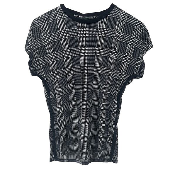 Lauren Ralph Lauren Tops - Lauren Ralph Lauren Shirt Womens Medium Black Houndstooth Plaid
